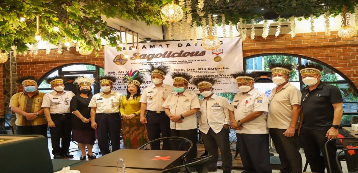 Kreasikan Olahan Sagu, Sagolicious Pecahkan Dua Rekor MURI 1
