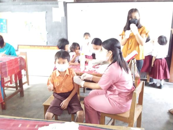 Bulan Imunisasi Anak Sekolah (BIAS), Sasar Anak Sekolah Dasar di kecamatan Tarutung di Tapanuli Utara 2