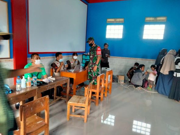 Koramil 0621-16 Leuwiliang, Tetap Gelar Vaksinasi Massal 1