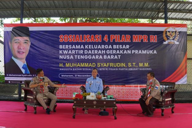 Sosialisasi 4 Pilar, HMS Ajak Pramuka NTB Terdepan Jaga Kesatuan 1