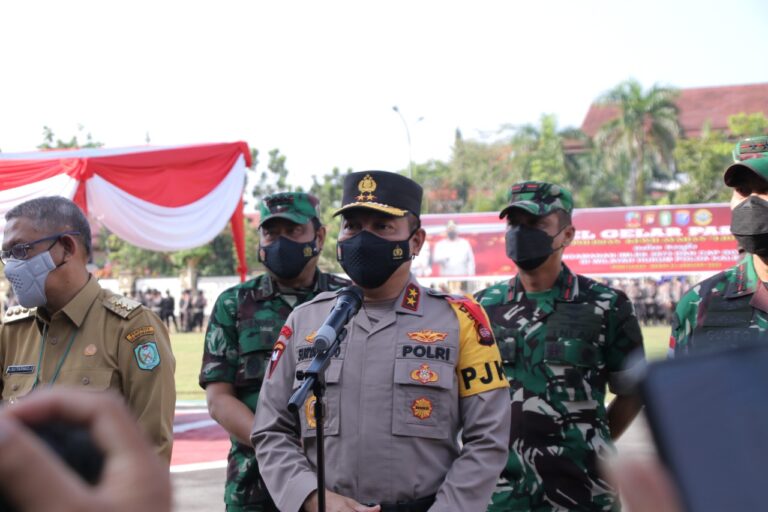 Apel Gelar Operasi Liong Kapuas, Kapolda Perayaan Budaya Ditiadakan Namun Ibadah Tetap Dilaksanakan 1