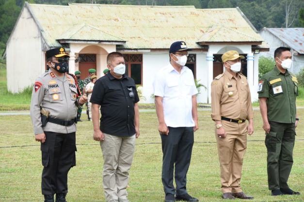 Bupati Tapanuli Utara Hadiri Apel Gelar Pasukan Dalam Rangka Kunker Presiden RI di Kabupaten Tapanuli Utara 2