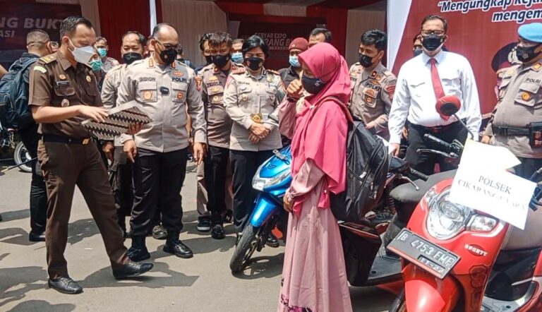 Gebyar Expo Virtual Barang Bukti Oleh Polres Metro Bekasi 1