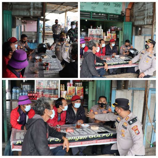Kapolres Humbahas DDS Kewarung Kopi, Temui Warga Kecamatan Lintong Nihuta 1