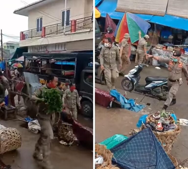 Pedagang Kaki Lima (PKL) yang berjualan ikan Dan Sayur di Jalan Sudirman, Markus K. Hulu Pemkot Jangan Asal Main Gusur 2
