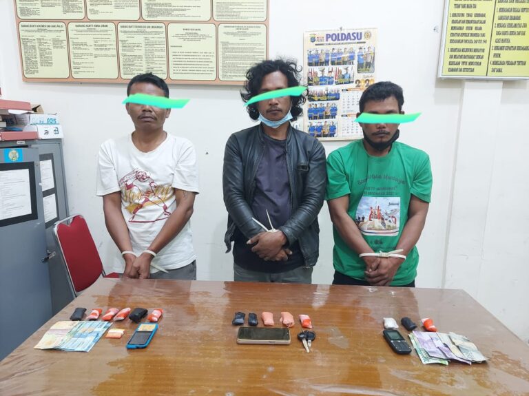 Polres Humbahas Ringkus Tiga Pelaku Narkotika Jenis Ganja 1