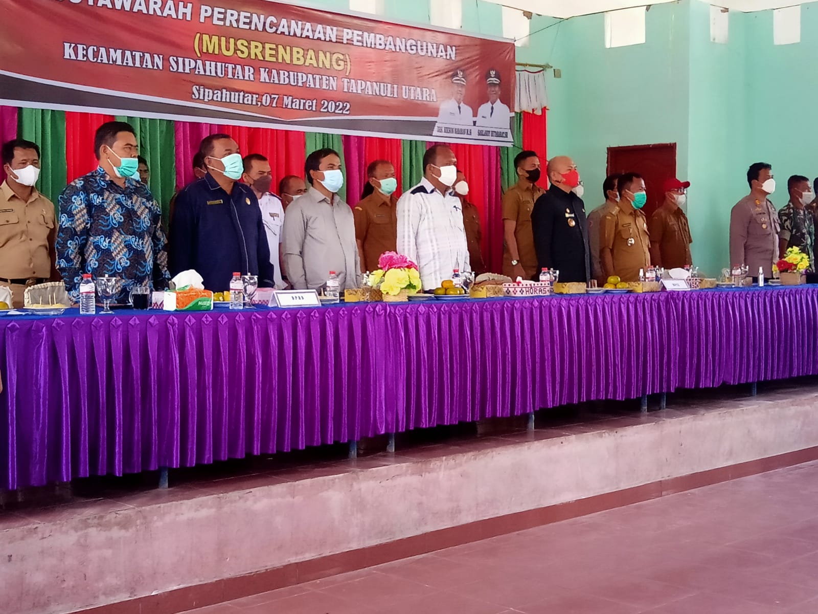 Bupati Tapanuli Utara Drs. Nikson Nababan, M.Si. Hadiri Musrenbang Kecamatan Sipahutar 1