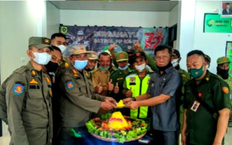 Camat Nanggung Rayakan Dirgahayu Satpol PP dan Satlinmas 1