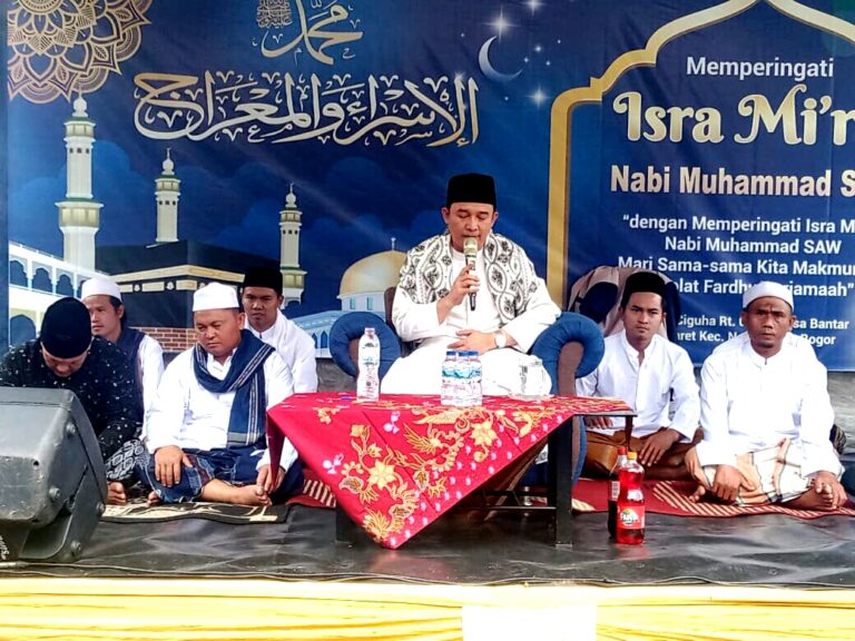 Seluruh Warga Kampung Ciguha Peringati Isra Mi'raj Dihadiri Muspika Kec. Nanggung 1