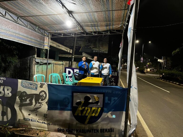 Simak Pesan Ketua DPD KNPI Kabupaten Bekasi di Posko Mudik 2022 1