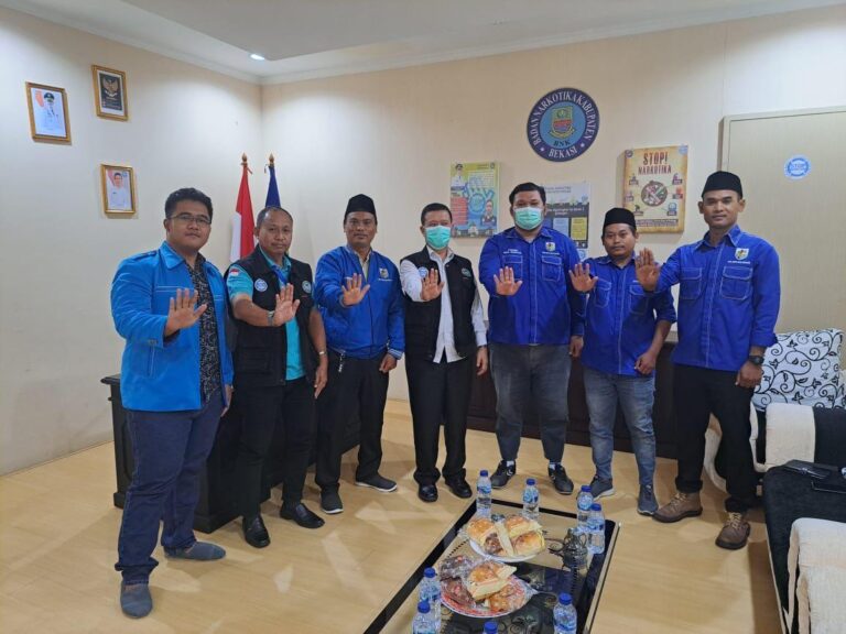 Audiensi ke Kantor BNK, KNPI Kabupaten Bekasi Jalin Kerjasama Perangi Narkoba 1