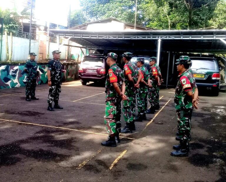 Danramil 0621-17 Nanggung Kapten Inf. Tumbur Marbun, SH. Beri Pengarahan Kepada Seluruh Babinsa di Giat Apel Rutin 1
