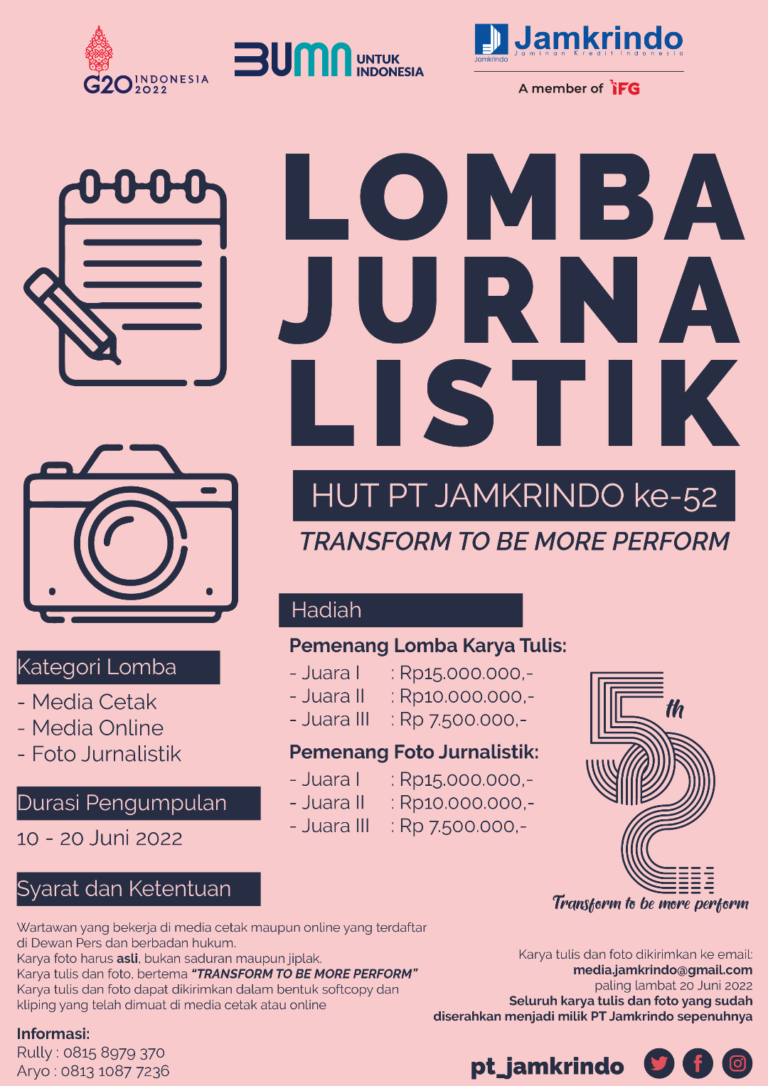 Lomba Jurnalistik PT Jamkrindo 1