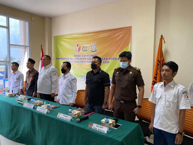 Rakor Bawaslu Kab Bekasi Bersama Polri dan Kejaksaan 1