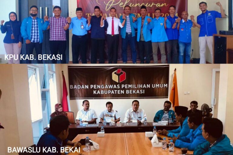 DPD KNPI Kab Bekasi Kunjungi KPU dan Bawaslu 1