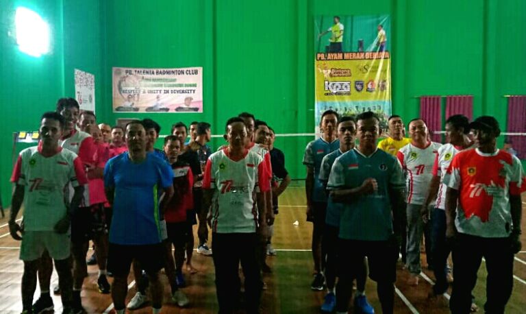 Dalam Rangka Hut RI yang Ke 77 Pemdes Bantar Karet Adakan Turnamen Bulu Tangkis 1