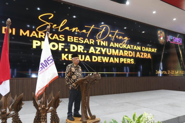 Ketua Dewan Pers Azyumardi Azra Ajak Kembangkan Jurnalisme Berbasis Pancasila 1
