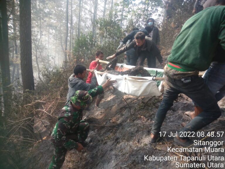 Terjadi Karhutlah Di Kecamatan Muara, 1 Orang Warga Meninggal Dunia 1