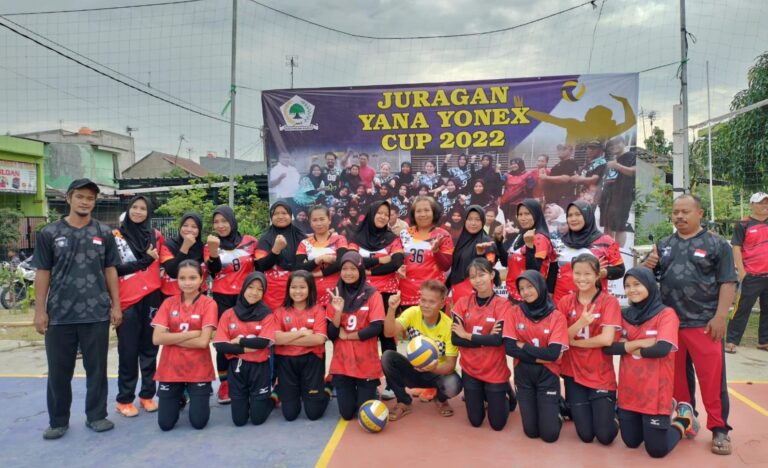 Turnamen Bola Volly Wanita Rebutkan Piala Bergilir Yana Yonex Cup 1