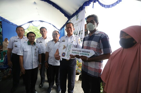 Walikota Jakut Resmikan Bedah Rumah Baznas (Bazis) Tahap Pertama 1