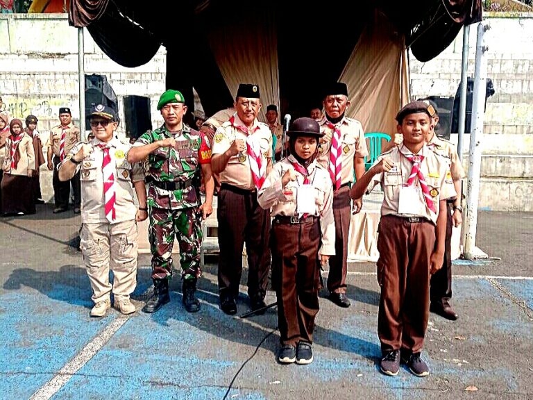 Camat Nanggung Laksanakan Pembukaan Jambore Tingkat Kecamatan Nanggung Tahun 2022 1