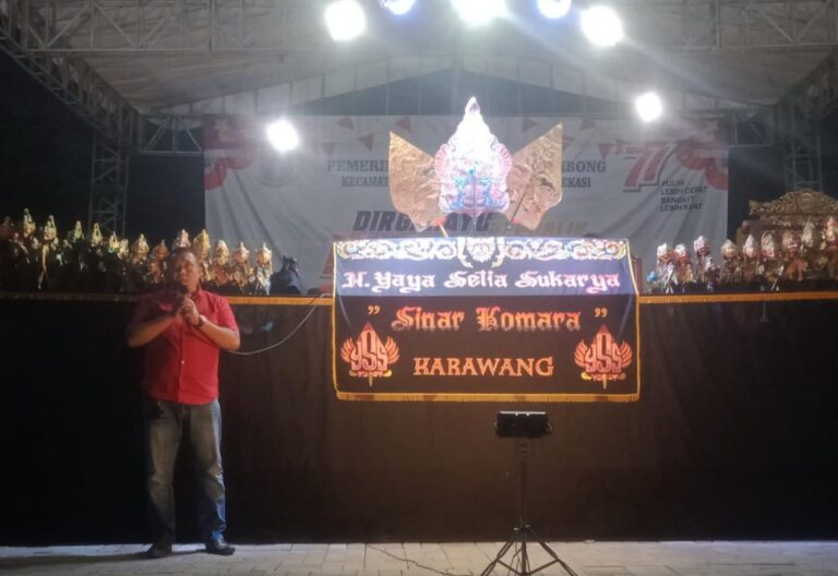 Desa Pasir Gombong Gelar Wayang Golek Meriahkan HUT RI ke 77 1