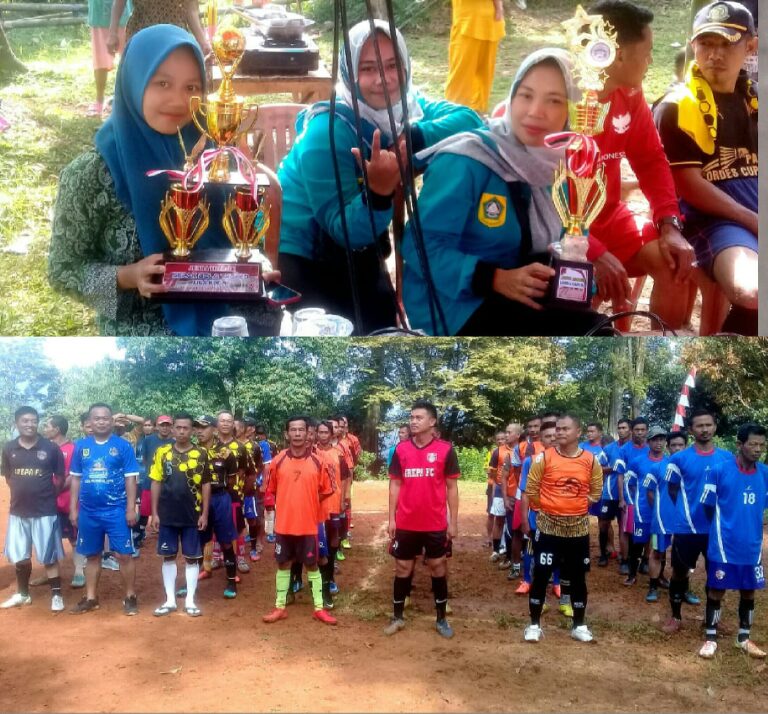 Pemdes Pangkal Jaya Adakan Hiburan Main Bola Bodor di Lapangan Kirayam 1