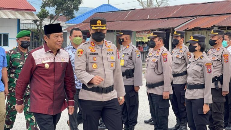 Polres Taput Laksanakan Apel Gelar Pasukan, Dalam Rangka Kesiapan Antisipasi Bencana Alam Karhutla 2