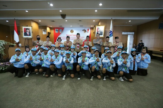 Walikota Lepas Peserta Jambore Nasional XI 1