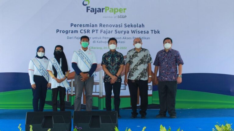 FajarPaper Renovasi Lima Sekolah di Kabupaten Bekasi, Dukung Akselerasi Kualitas Pendidikan melalui Infrastruktur Penunjang Pendidikan 1