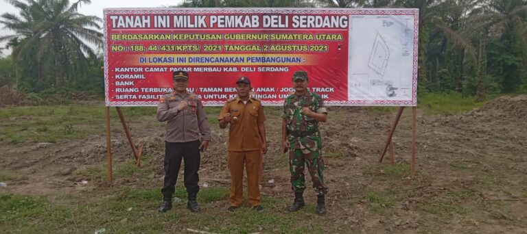 Ini Rencana Lokasi Baru Kantor Camat Pagar Merbau Deli Serdang 1