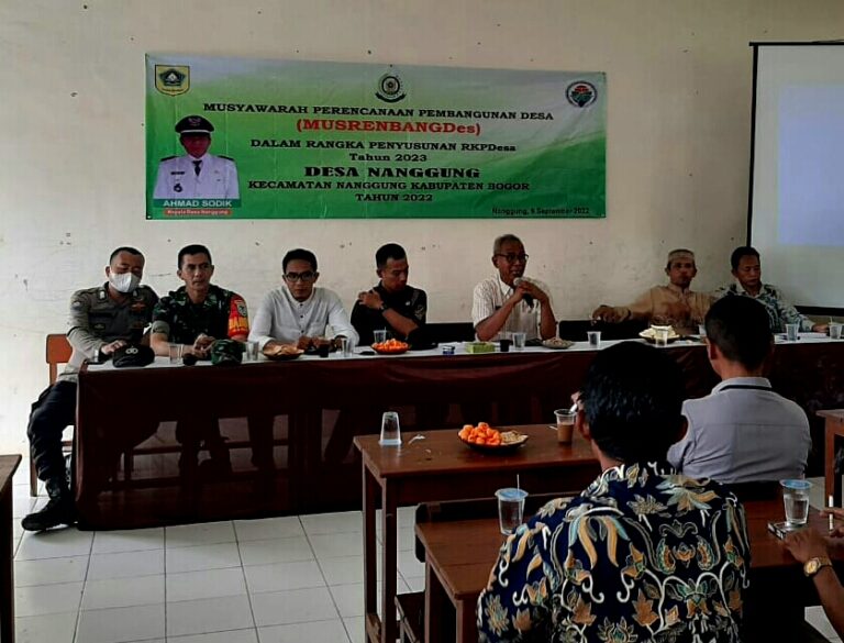 Kades Nanggung Bersama Jajaran Laksanakan Musrembangdes Tahun 2022 1