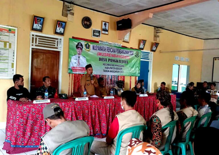 Kades Pangkal Jaya serta Ketua BPD Laksanakan Musrembangdes Tahun 2022 1