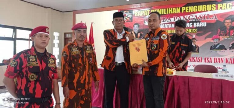 PAC Pemuda Pancasila Serang Baru Dipimpin Ketua Baru 1