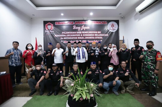 Wakil Walikota Jakut Hadiri Penggukuhan Pengurus Bang Japar 1