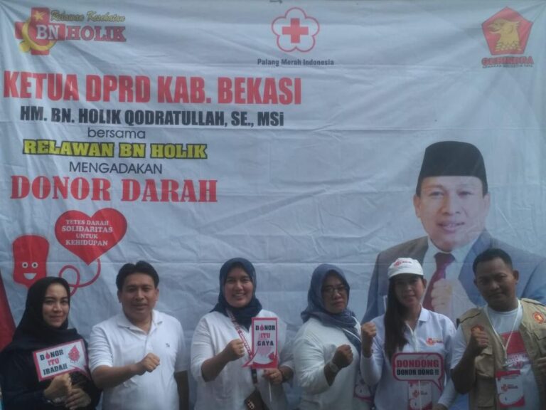 Ketua DPRD Kab Bekasi Bersama Relawan BN Holik Gelar Aksi Sosial Donor Darah 2