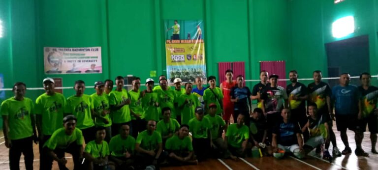 Merayakan Hut Tim AMB Cisarua, Panitia Adakan Turnamen Bulu Tangkis 1