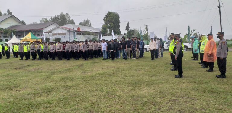 Polres Taput- Kodim 0210 TU - Satpol PP dan Dishub Terjunkan 1.020 Personil Sukseskan Konser Amal Slank 3