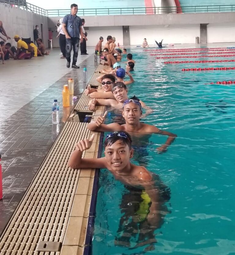 Cabor Renang Kab Bekasi Raup Medali Emas Peparda VI Jabar