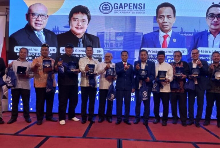 H Wasju Juanda Kembali Terpilih Menjadi Ketua BPC Gapensi Kabupaten Bekasi Masa Bakti 2022-2027 1
