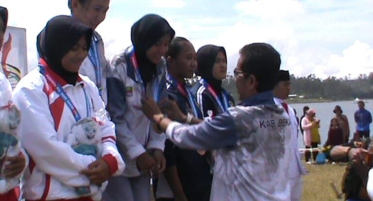 Kabupaten Bekasi Sabet Medali Emas Pada Cabor Dayung di Porprov XIV Jabar 2022