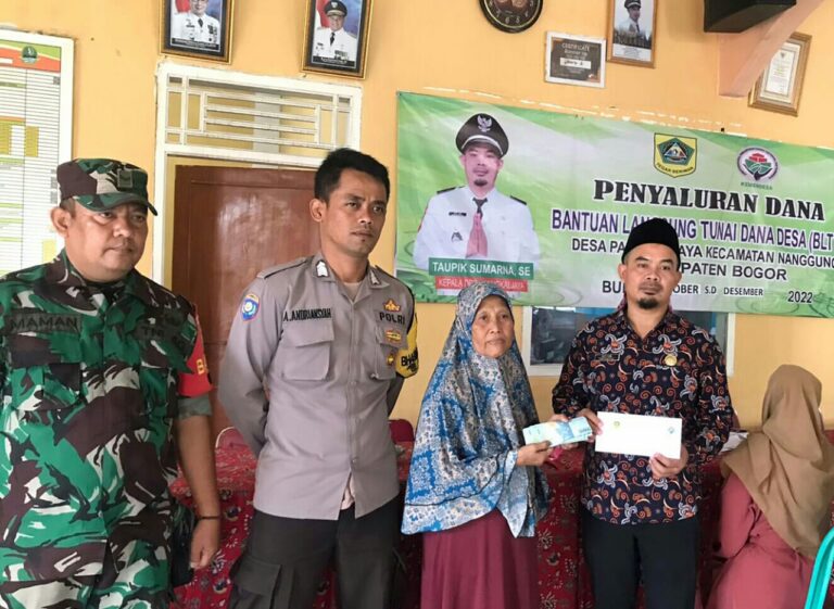 Kades Pangkal Jaya Adakan Sosialisasi Sami Sade dengan Penyaluran BLT 2