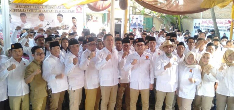 PAC Gerindra Babelan di Kukuhkan, Siap Menangkan Prabowo dan Kursi Legislatif