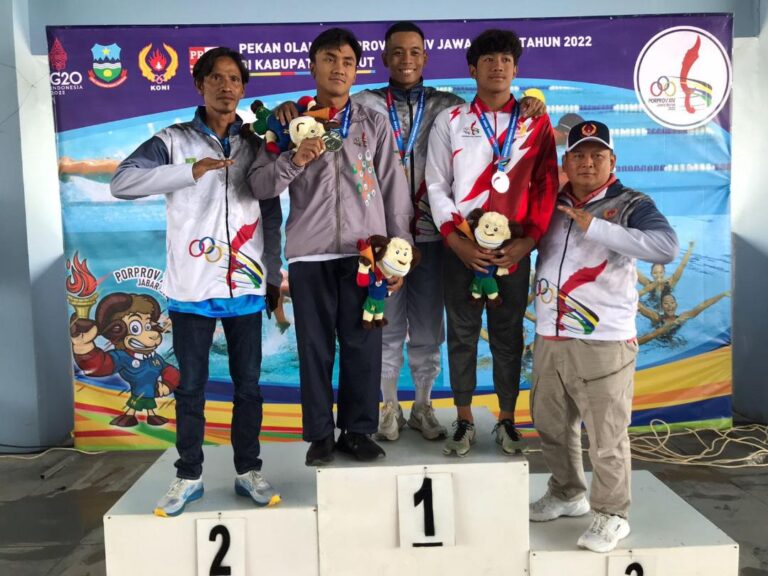 Perenang Kab Bekasi Kantongi 3 Medali Emas Porprov XIV Jabar