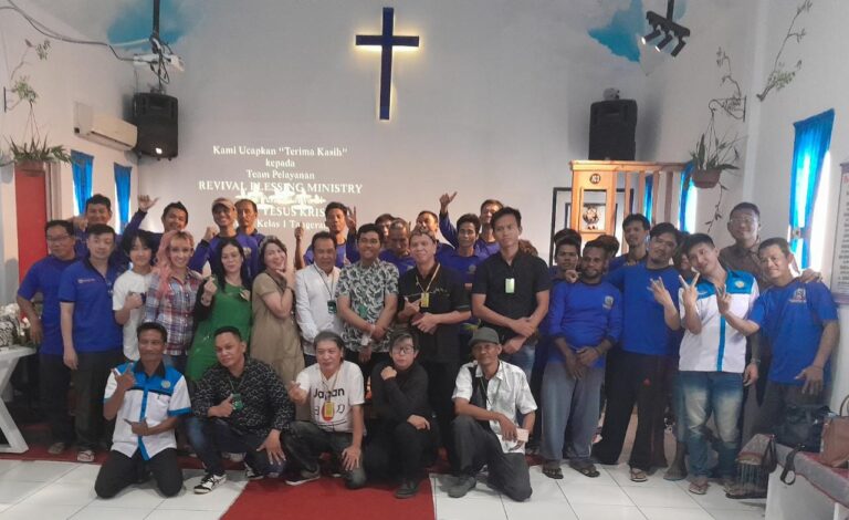 Revival Blessing Ministry Gandeng Pemuda Pancasila Ranting Malaka Sari Sosialisasi Bahaya Narkoba di Rutan Jambe Tanggerang