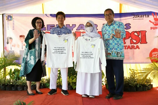 Road Show Bus Anti Korupsi di SMKN 56 Jakarta