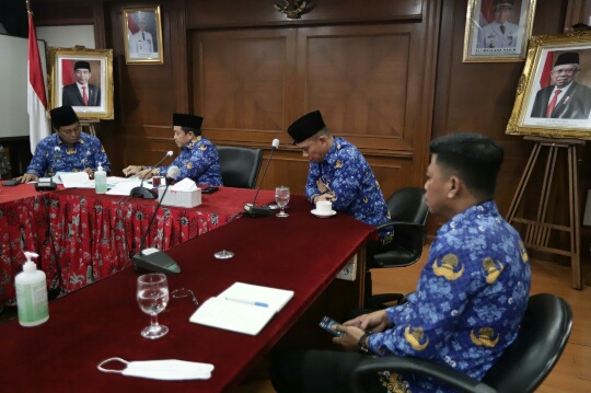 Sekko Jakut Ikuti Rapat Monitoring Tindak Lanjut Progres Arahan Pj Gubernur