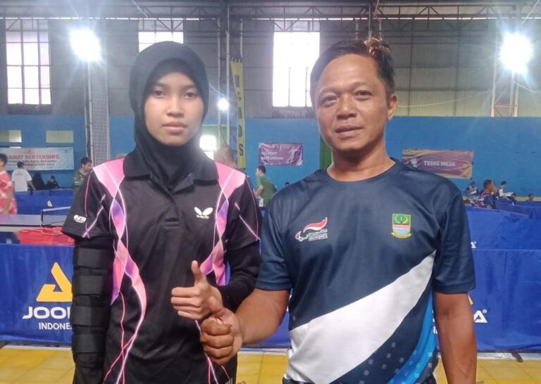 Sumbang Medali Emas di Laga Perdana Atlet NPCI Kab Bekasi Peparda VI Jabar