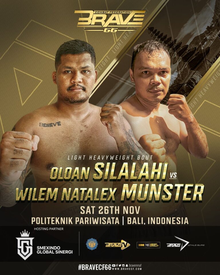 Talenta Indonesia Kuasai Panggung Global, BRAVE Combat Federation ke 66 Diselenggarakan di Bali