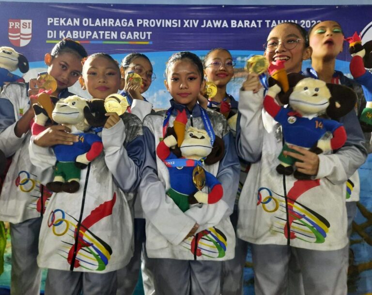 Target Juara Umum Porprov XIV Jabar Tercapai, Cabor Renang Indah Kab Bekasi Sukses